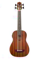 Kala Wanderer Acoustic Electric UBass Satin Mahogany with Bag